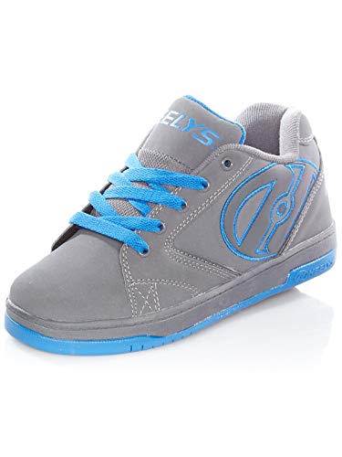 HEELYS Kids Propel 2.0 Skate Shoe, Grey/Royal, 2 Little Kid