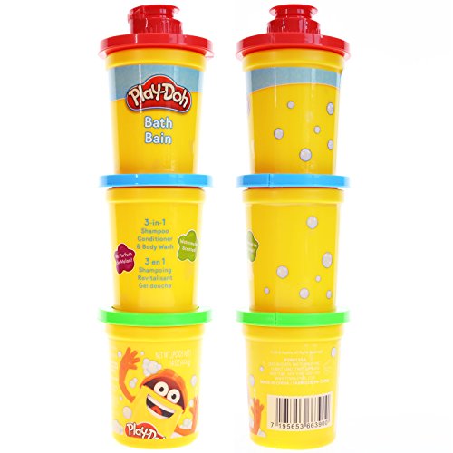 Play-Doh Bath 3-in-1 Shampoo, Conditioner & Body Wash Formula, Watermelon Scented