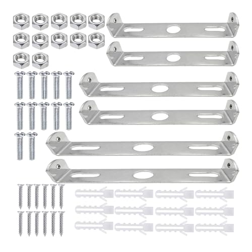 RPHONGHONG 6 pezzi Supporto per lampada da soffitto, lampada da soffitto con viti, accessori da soffitto, supporto a sospensione per lampadari di illuminazione
