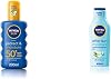 NIVEA SUN Protect & Moisture Sun Spray SPF50 (200ml), Moisturising Suncream Spray with SPF50, Advanced Sunscreen Protection & SUN