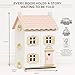 Le Toy Van – Rose Heart Wooden Doll House | Girls & Boys 3 Storey Wooden Dolls House Play Set - Suitable for Ages 3+