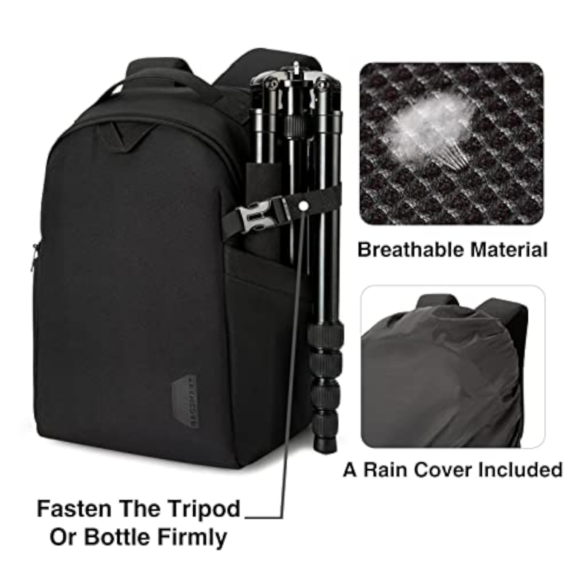 Water Resistant DSLR Camera Bag with Tripod Holder