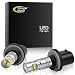 Cougar Motor 880 890 892 CREE LED Fog Light/DRL Bulbs - 50W 5000K Bright White (Pack of two bulbs)