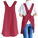NEWGEM Japanese Linen Cross Back Kitchen Cooking...