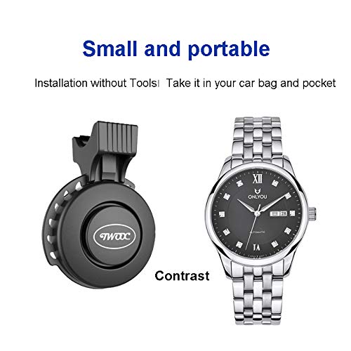 Lesovi Bicycle Bell 120Db Cycling Electric Bike Bell Usb Rechargeable Waterproof Anti-Dust Mini Size Bicycle Horn Certified By Ce And Rohs Ring For Mountain Bike/Road Bike/Bmx/Mtb (Pink) #TOP1