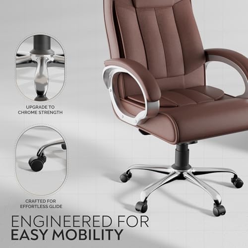beAAthoยฎ Berlin Orthopedic Boss Chair with 3-Years Warranty B-Brown - Image 5