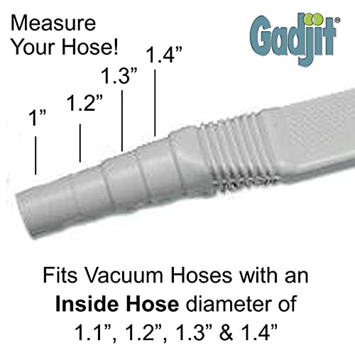 Gadjit Exten Vac Vacuum Extension Attachment, 36" Reach Grey #TOP5