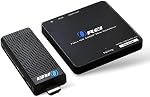 Orei Émetteur et récepteur HDMI sans fil Pro - Kit 1080P - Jusqu'à 100 pi - Parfait pour le streaming depuis un ordinateur portable, PC, câble, Netflix, YouTube, PS4 vers HDTV/Projecteur