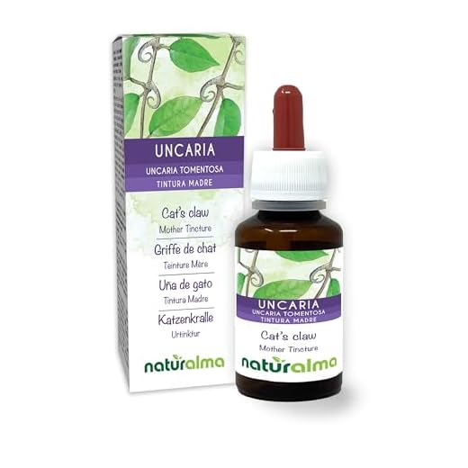 Katzenkralle (Uncaria tomentosa) Rinde Alkoholfreier Urtinktur Naturalma - Flüssig-Extrakt Tropfen 60 ml - Nahrungsergänzungsmittel - Veganer