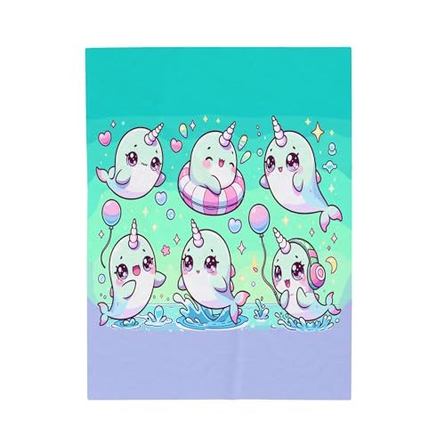 Couverture licorne de mer pour apaiser le sommeil de votre enfant