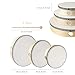 KEJJNYER Hand Drums with Drum Stick, 10 8 6 Inch Hand Drums for Adults Percussion Wood Frame Drum Musical Instrument for Party Class Home Supplies