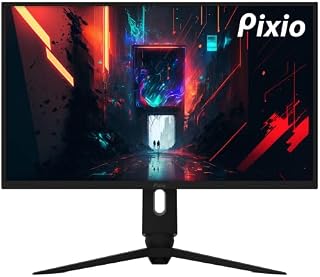 Pixio PX277 PRO 27 inch Fast IPS 1ms GTG WQHD 1440p 165Hz HDR Adaptive Sync USB Type C DisplayPort Alt Mode and 65W Charging Fully Adjustable Stand with USB Hub Esports Gaming Monitor