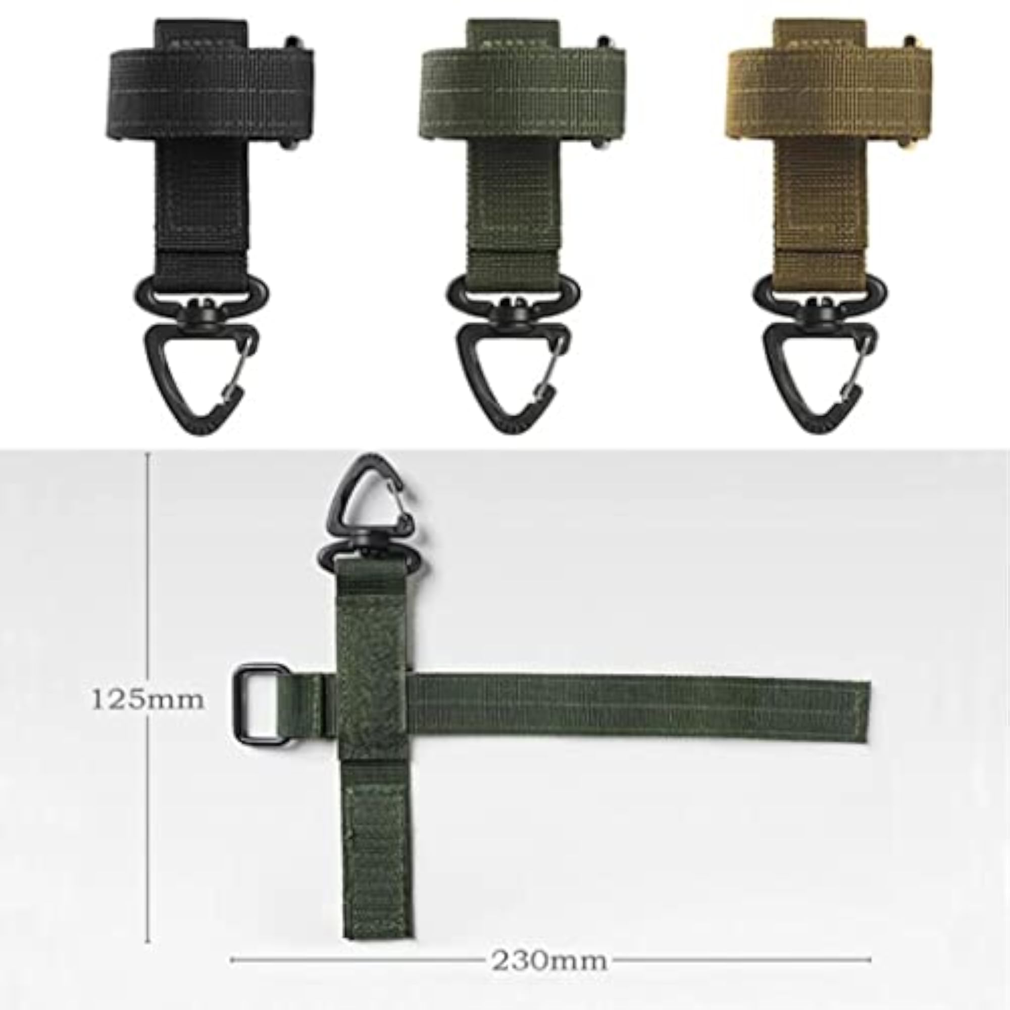 3Pack Glove Holder Strap Grabber for Hiking & Climbing