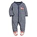 Amissz Unisex Baby Schlafstrampler Bärchen, Baumwolle Pyjamas Cartoon Overalls Strampler 0-12 Monate (Kleiner Fuchs, 3-6 Monate)