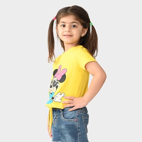 Image of BONKIDS Girls Tshirt (BON9478 4-5Y) Yellow