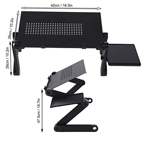 Support d'ordinateur pliable en alliage d'aluminium avec joint rotatif 360 - 3