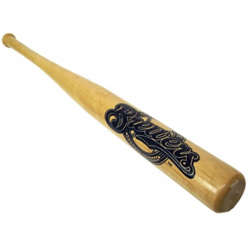 Coopersburg MLB Milwaukee Brewers Mini Baseball Bat, Multi, 18