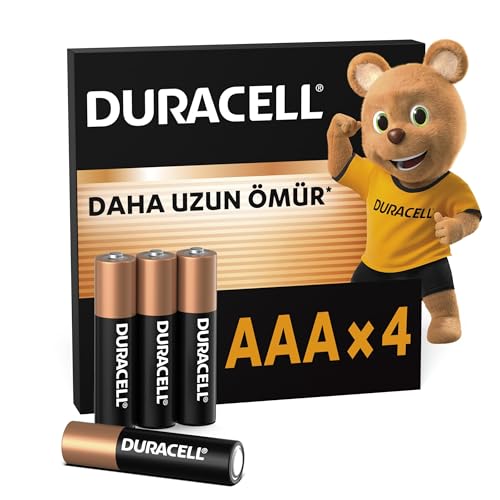 DURACELL BASIC AAA Alkalin İnce Kalem Pil (4'lü Paket) – 1,5V ürün görseli