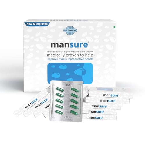 ManSure Ayurvedic Herbal Supplement for Men - 1 Pack (100 Capsules)
