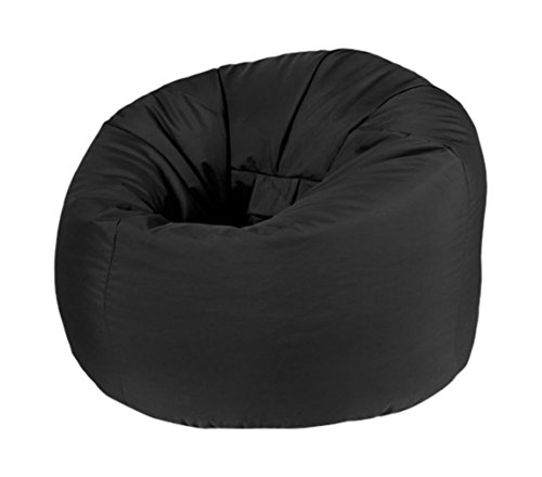 Beautiful Beanbags - Funky Kids Beanbag - Water-Resistant Bean Bags Perfect for Indoors or Outdoors - Black