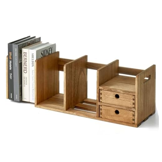 KIRIGEN Desktop Wooden Bookshelf