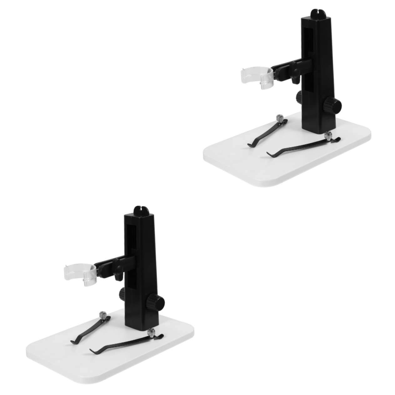 Baluue 2pezzi Regolabile Per Microscopio Lifting Facile Installare e Sostituire Per Microscopio Resistente e