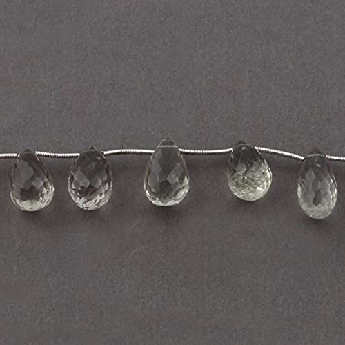 Briolettes améthyste verte de LKBEADS pour fabriquer des bijoux d'été