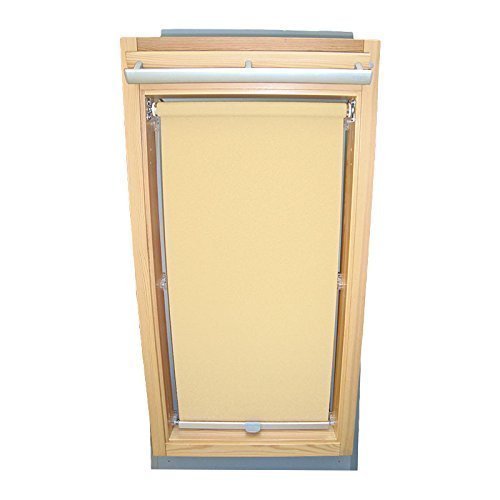 Hochwertiges Sichtschutzrollo Rollo für Velux RHL-EP GGL,GPL,GHL,GTL 308 creme // Sichtschutzrollo/Sichtschutz-Rollo/Fensterrollo