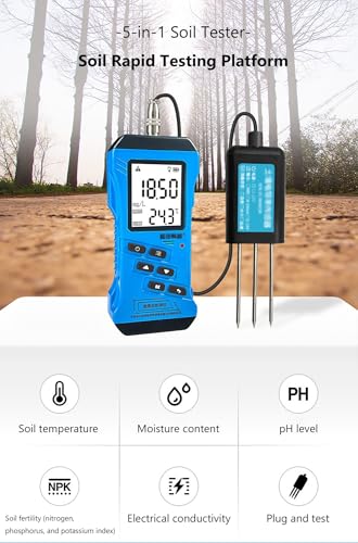 Testeur de sol pour corriger le manque de NPK et ajuster le pH - 5