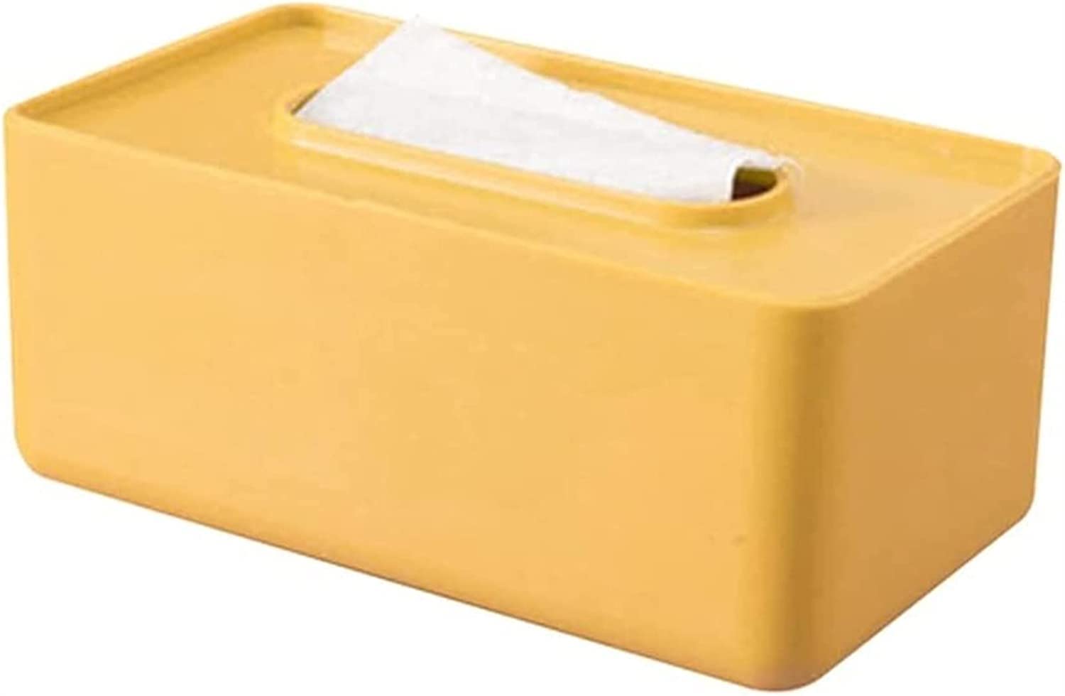 GTHTUHFD Wet Tissue Box Plastic Desktop Seal Wipes Paper Storage Box Dispenser Holder Household Plastic Dust-Proof Napkin Organ,Yellow