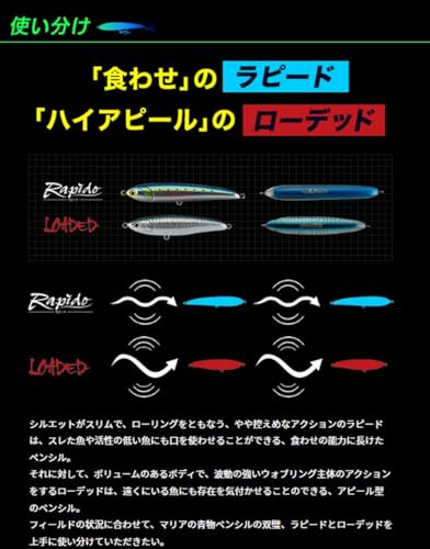 MARIA Rerise 130mm 08H solution leurre coulant quand les poissons boudent la surface - 5