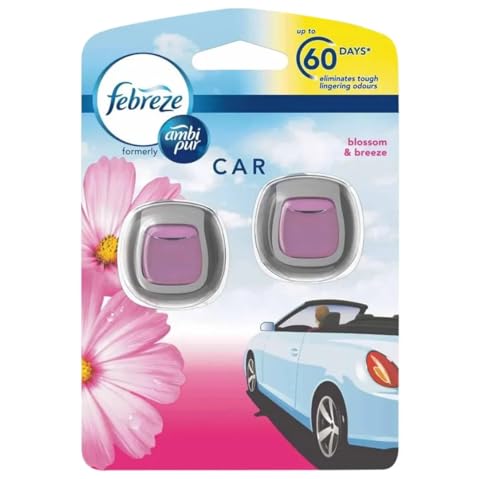Febreze Clip para coche, 2 unidades, diseño de flores