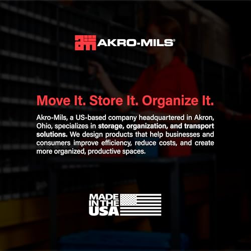 Akro-Mils 09185 Plastic Tote Tool &...