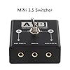 Shunzhong Multiple Channel 3.5mm Sound Splitter Switching Box for Headphones Speakers Signals Claritys Maintained Passive Sound Switching Box #2