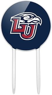 Acrylic Liberty University Primary Logo Cake Topper Party Decoration for Wedding Anniversary Birthday Graduation