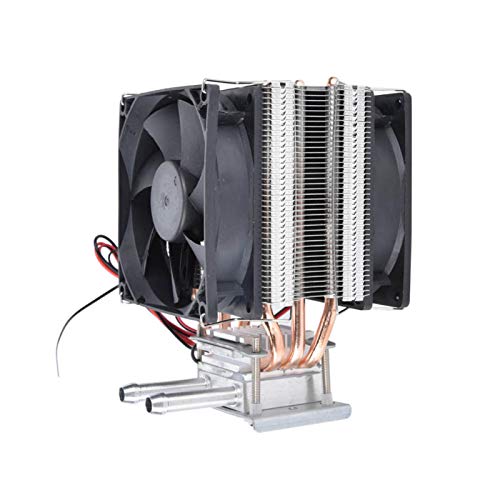 12V Thermoelectric Peltier Refrigeration DIY Kits, Water Cooling System Cooler Device with Fan for Computer Water Cooling