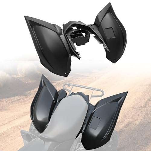 Image of Rear Fender Flares for Yamaha Raptor 700 700R 2013-2025 Accessories, Black Front Mud Flaps Mud Guards Extension for Raptor 700
