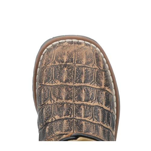 Image of Smoky Mountain Boots Toddlers' Autry Square Toe Leather Western Cowboy Boots