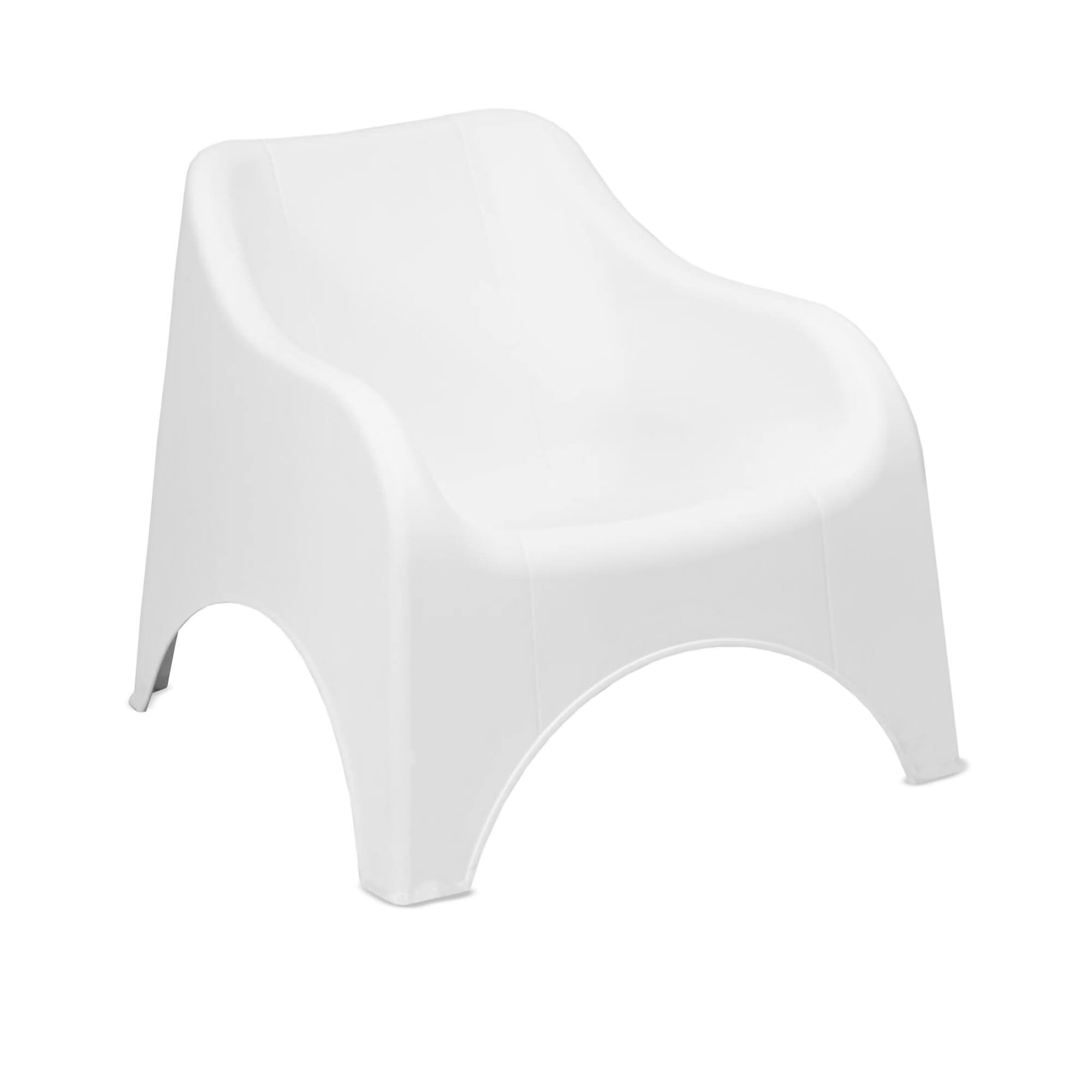 orizzonte Sillón Nuvola de resina blanca
