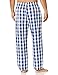 Nautica Men's Soft Woven 100% Cotton Elastic Waistband Sleep Pajama Pant, Blue Depths, Medium