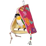 Super Bird Creations SB474 Peekaboo Perch Tent, Medium Bird Size, 12” x 5” x 6.5”