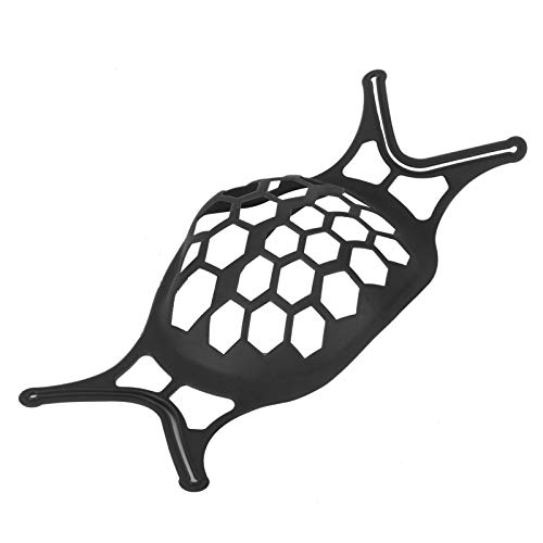 Marco de Mufla Bucal, Soporte de Mufla Bucal Lavable para Respirar para la Familia en el Hogar (BLACK)