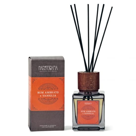 NASOTERAPIA DIFFUSORE D'ESSENZA RUM AMBRATO E VANIGLIA, 200ML