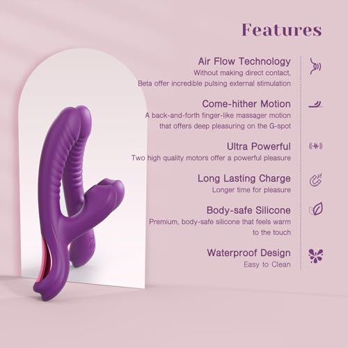 Tracys-Dog-Come-Hither-Rabbit-Sucking-Vibrator-for-Clitoral-G-Spot-Stimulation-Adult-Sex-Toys-for-Women-Couple-Vibrating-Finger-Massager-with-3-Suction-and-10-Vibration-Come-Hither-Modes-Beta