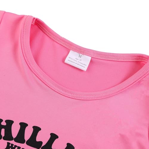 Image of Easter Toddler Girls T-Shirts Bunny Short Sleeve Shirts Kids T Shirts Cotton Girls Summer Tops T-Shirts 3-8Y