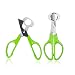 Pack Of 2 Stainless Steel Pigeon Quail Egg Scissor,Green