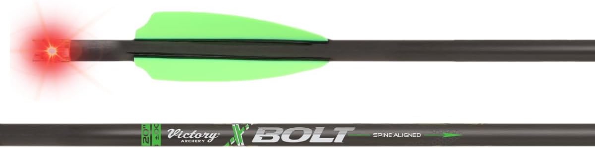 Victory Archery XBolt | .300" Diameter Crossbow Bolt | Fletching Color May Vary