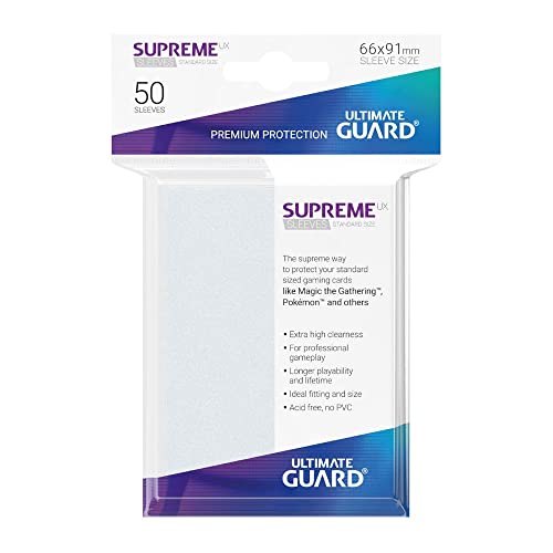 Manches Ultimate Guard de couleur bleu pétrole avec surface anti-reflet - 6