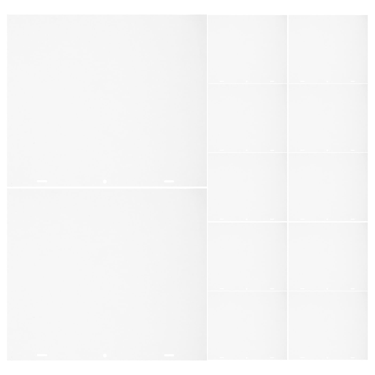 Animations Transparentpapier 200 Stück Weiß 32x27cm mit Lochung | Papier für Kunstprojekte und Manga Zeichnungen, Glatte Oberfläche, Professionell für Hobbyisten