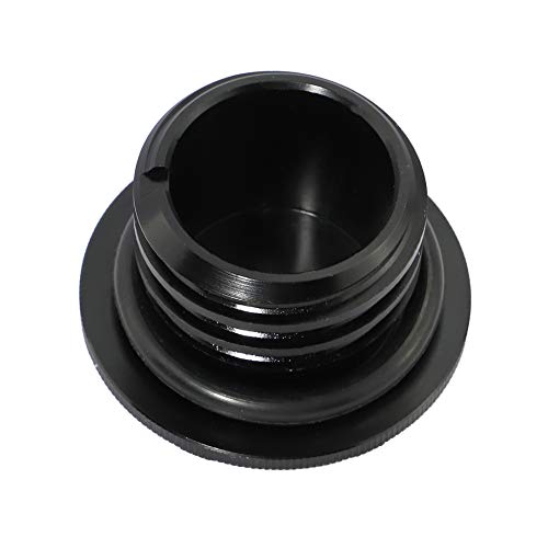 Guaimi Cnc Aluminum Fuel Gas Tank Oil Cap For Harley Sportster Xl 1200 883 X48 Dyna -Skeleton (Black) #TOP4